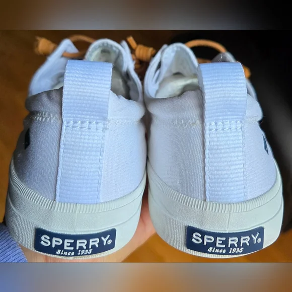 Sz 9 Women's SPERRY TOP-SIDER CREST VIBE White Casual Shoes - Picture 5 of 8